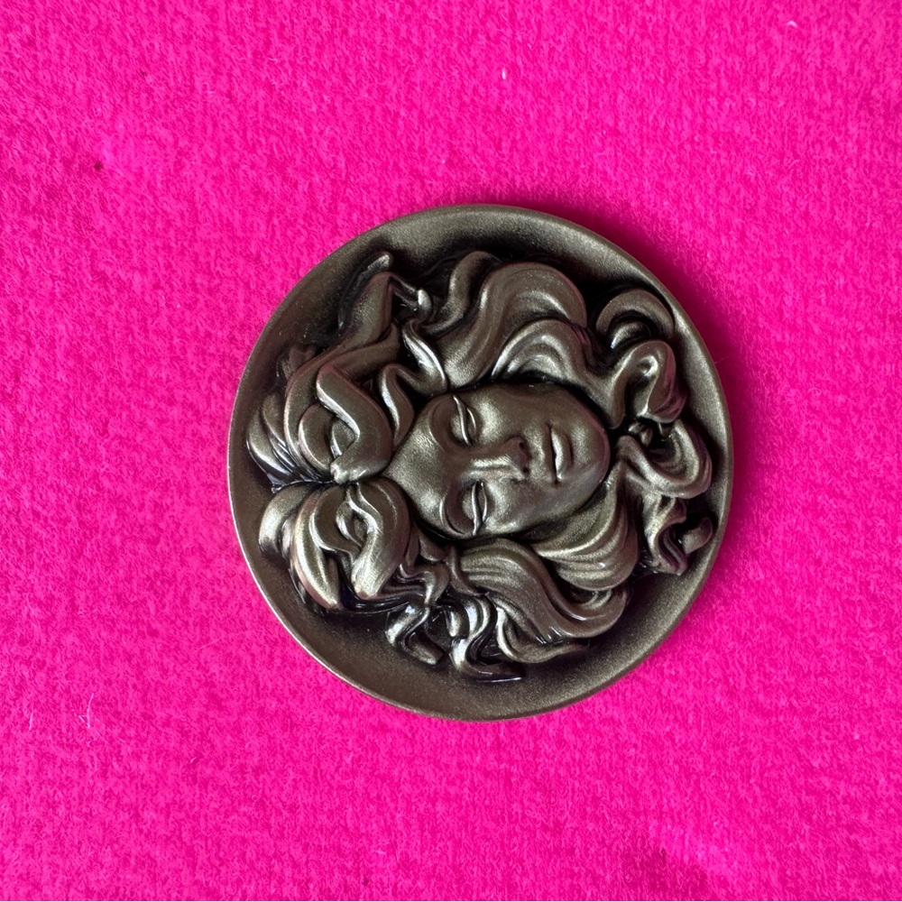 Bronze Medusa Head Brooch